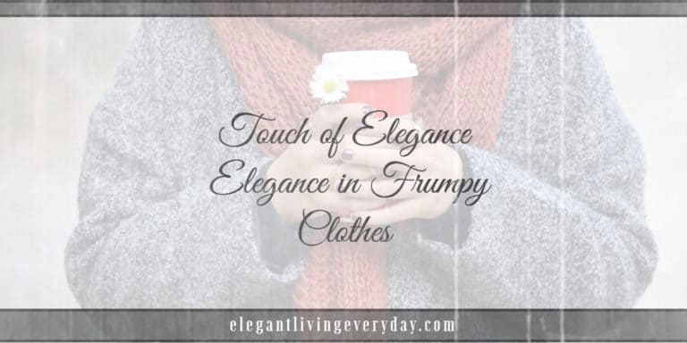 Touch of Elegance- Elegance in Frumpy Clothes