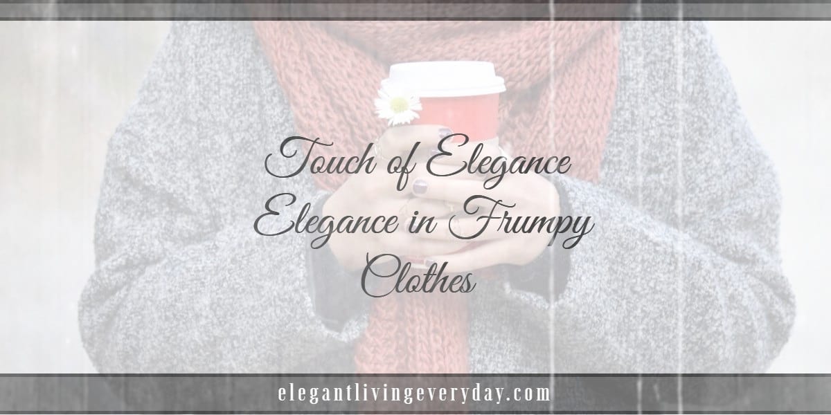 Touch of Elegance- Elegance in Frumpy Clothes