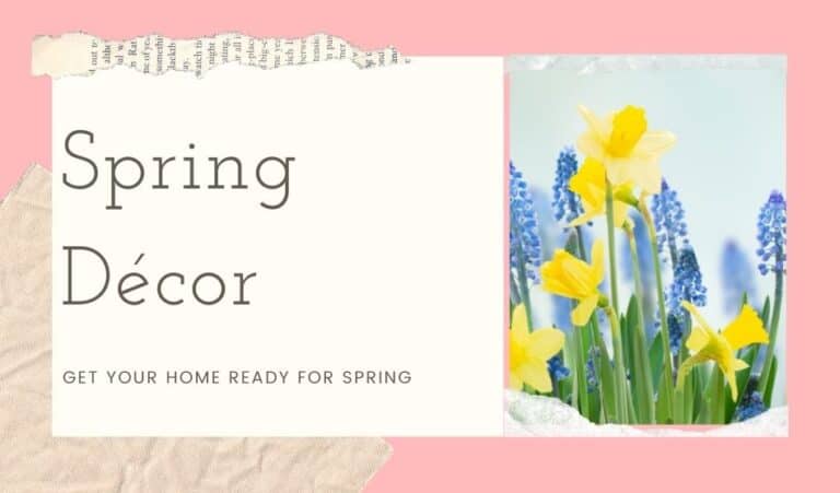spring decor - decorate your hone for spring