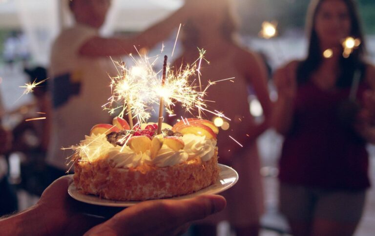An adult birthday party