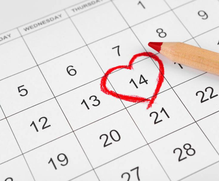February 14th is circled in the calendar. Marking what is the sad story behind Valentine’s day
