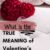 Pin, text overlay “What is the True Meaning of Valentine’s Day"