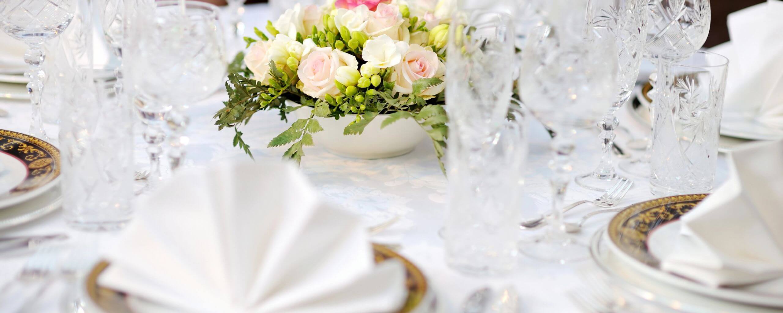 Parties - having a nicely set table