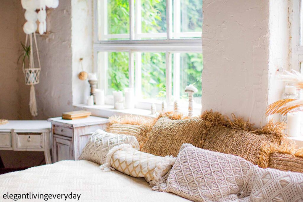 Rustic and natural bedroom